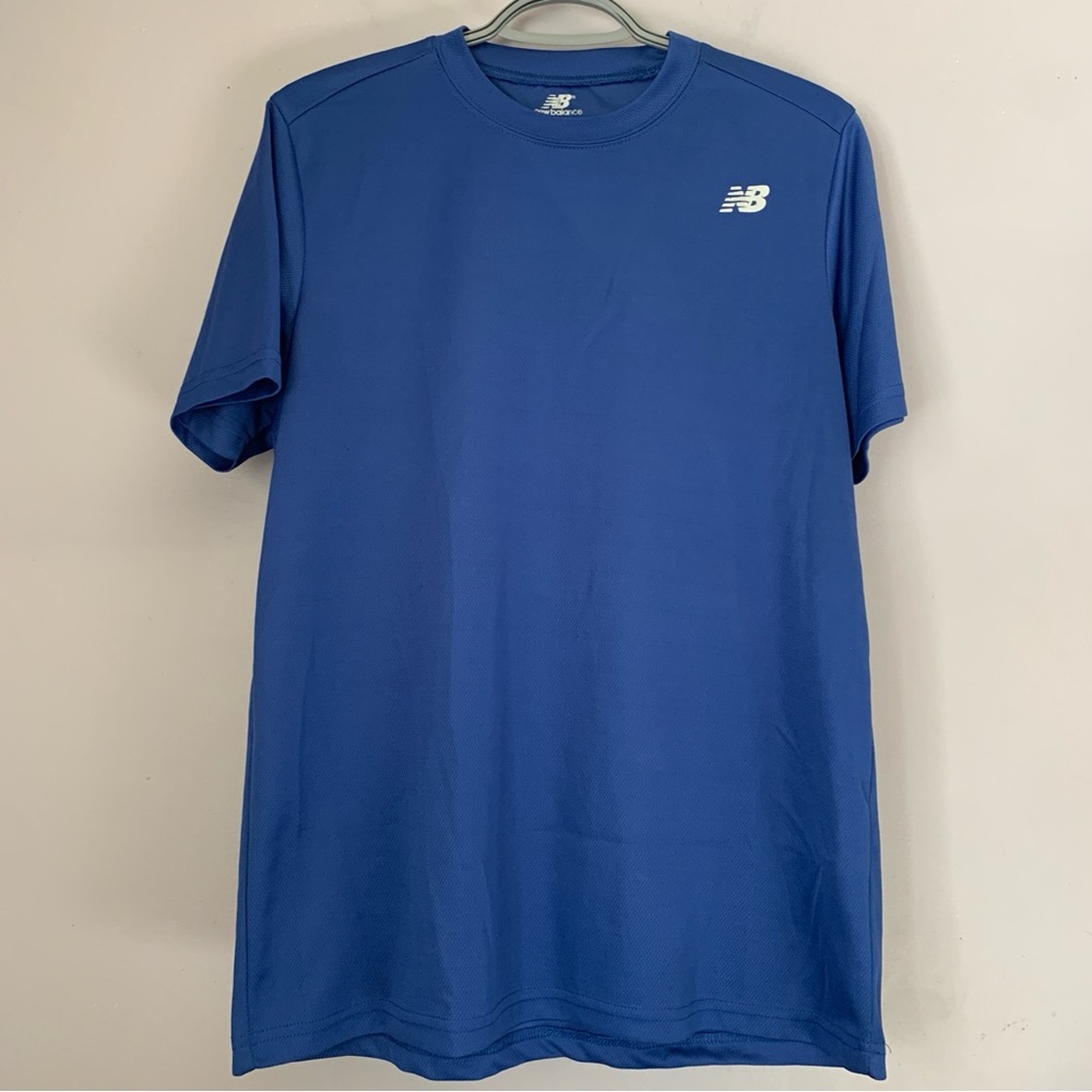 Men's New Balance Blue Workout Shirt Size Medium